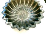 Vaso in resina grigio